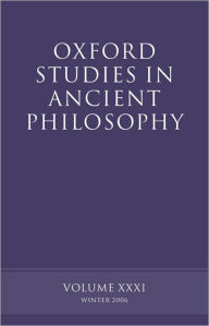 Title: Oxford Studies in Ancient Philosophy, Author: David Sedley