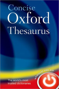 Title: Concise Oxford Thesaurus, Author: Oxford Staff
