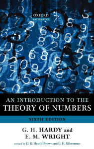 Title: An Introduction to the Theory of Numbers / Edition 6, Author: G. H. Hardy