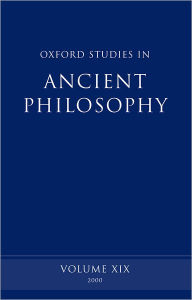 Title: Oxford Studies in Ancient Philosophy / Edition 19, Author: David Sedley