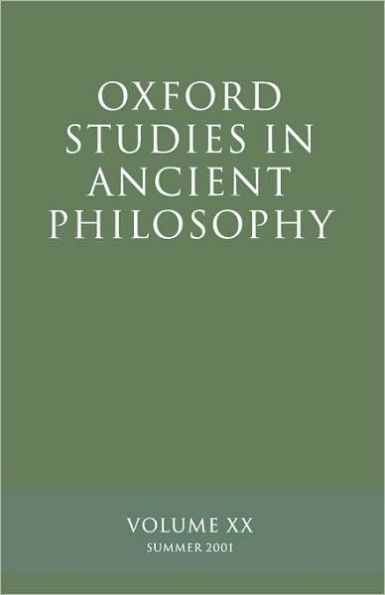 Oxford Studies in Ancient Philosophy