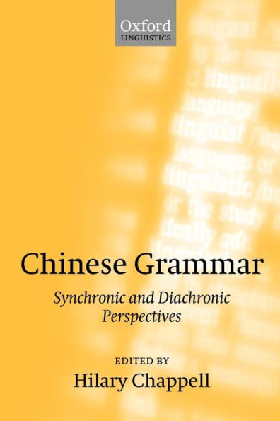 Chinese Grammar: Synchronic and Diachronic Perspectives