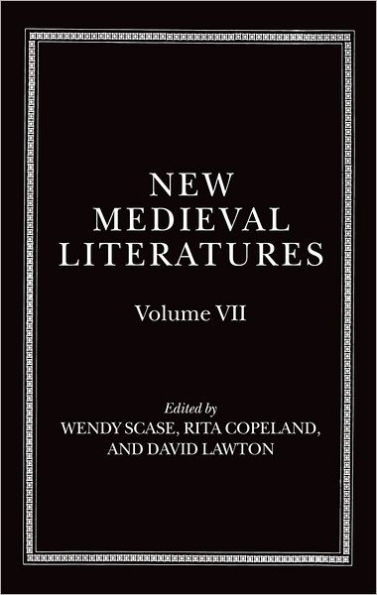 New Medieval Literatures: Volume VII