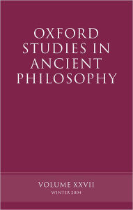 Title: Oxford Studies in Ancient Philosophy, Author: David Sedley