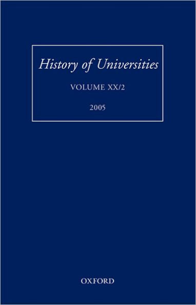 History of Universities: Volume XX/2