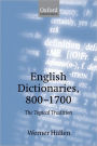 English Dictionaries 800-1700: The Topical Tradition