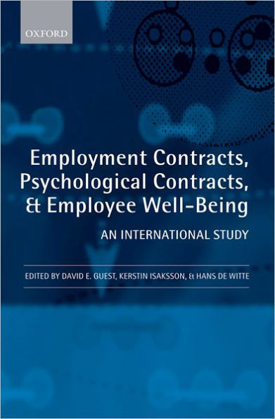 Employment Contracts, Psychological Contracts, and Worker Well-Being: An International Study