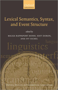 Title: Syntax, Lexical Semantics, and Event Structure, Author: Malka Rappaport Hovav