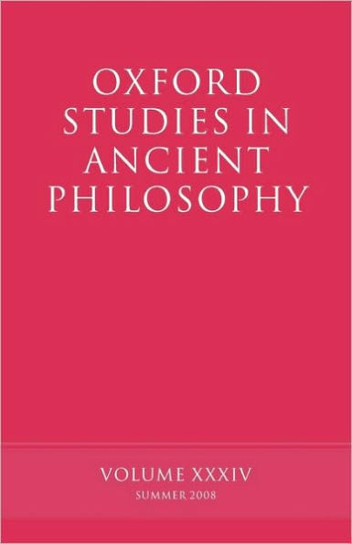 Oxford Studies Ancient Philosophy