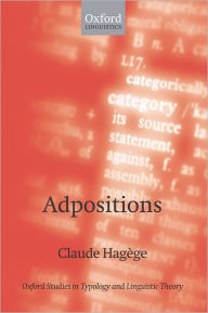 Title: Adpositions, Author: Claude Hagïge