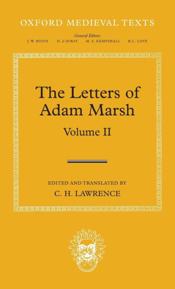 The Letters of Adam Marsh: Volume II