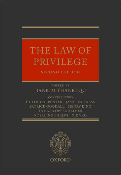 The Law of Privilege