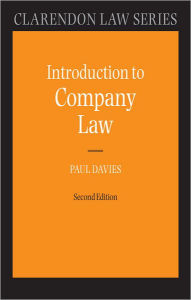 Title: Introduction to Company Law / Edition 2, Author: Paul P. Davies