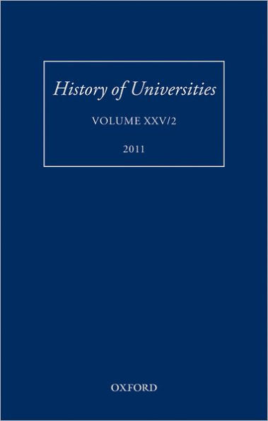 History of Universities: Volume XXV/2