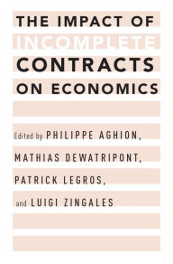 Downloading books from google books online The Impact of Incomplete Contracts on Economics by Philippe Aghion 9780199826216