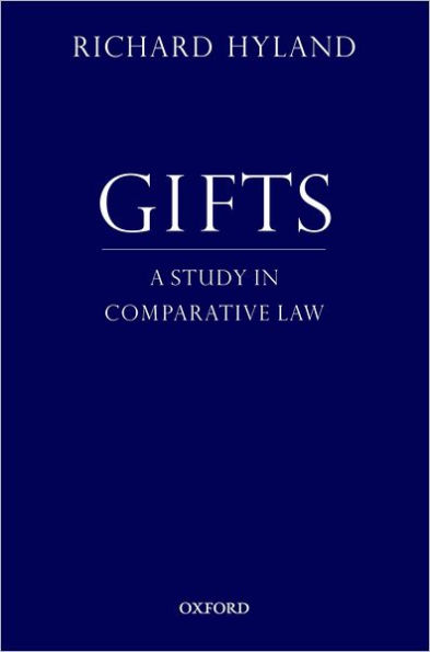 Gifts: A Study in Comparative Law