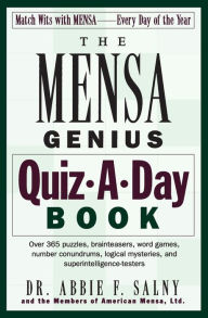 Title: The Mensa Genius Quiz-a-day Book, Author: Abbie F. Salny