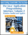 The Java(TM) Application Programming Interface, Volume 2 : Window Toolkit and Applets