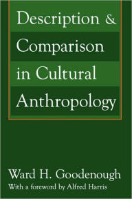 Title: Description and Comparison in Cultural Anthropology, Author: Alfred Harris