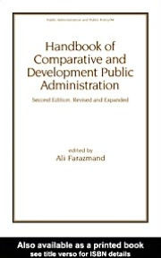 Handbook of Comparative and Development Public Administration