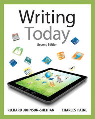 Title: Writing Today / Edition 2, Author: Richard Johnson-Sheehan