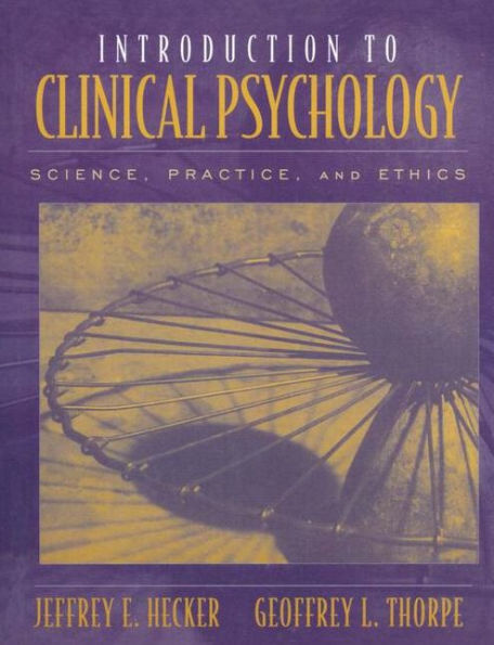 Introduction to Clinical Psychology / Edition 1