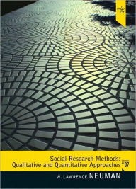 Free ipod download books Social Research Methods: Qualitative and Quantitative Approaches 9780205615964 English version