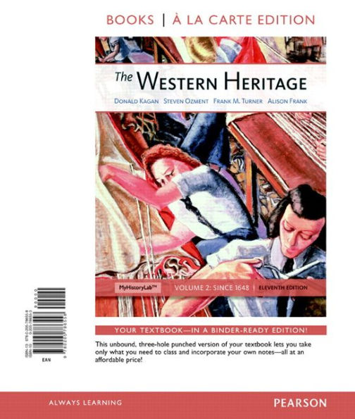 The Western Heritage, Volume 2, Books a la Carte Edition / Edition 11