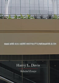 Title: Why Are You Here and Not Somewhere Else: Selected Essays, Author: Harry L. Davis