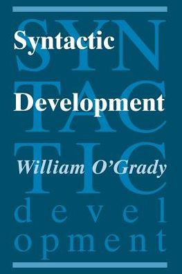 Syntactic Development / Edition 1