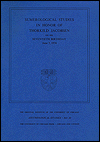 Title: Sumerological Studies in Honor of Thorkild Jacobsen on his Seventieth Birthday, June 7, 1974, Author: S J Lieberman