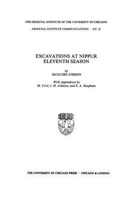 Excavations at Nippur: Eleventh Season