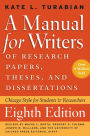 a manual for writers of research papers theses and dissertations