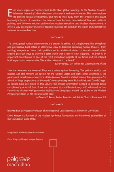 At the Nuclear Precipice: Catastrophe or Transformation