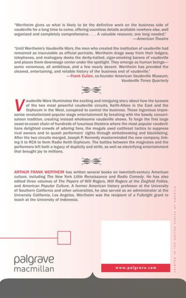 Vaudeville Wars: How the Keith-Albee and Orpheum Circuits Controlled the Big-Time and Its Performers