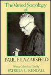 The Varied Sociology of Paul F. Lazarsfeld: Writings