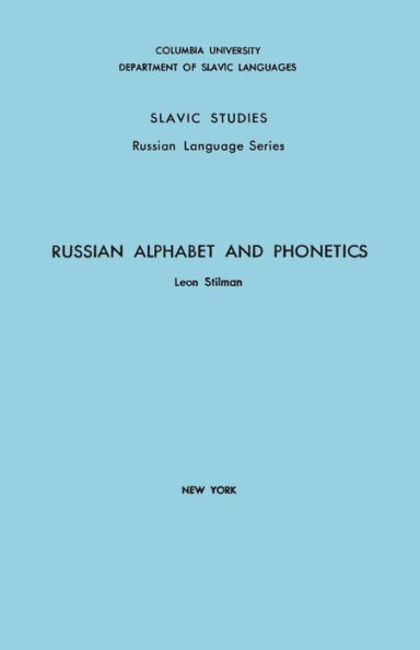 Russian Alphabet and Phonetics