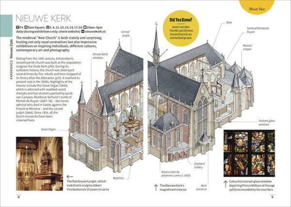 DK Eyewitness Amsterdam Mini Map and Guide