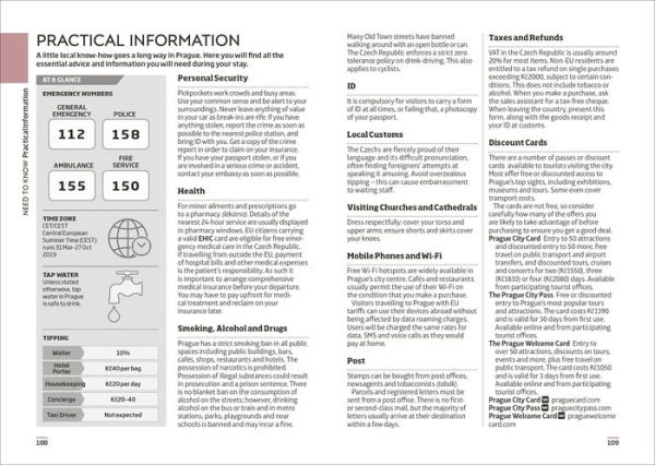 DK Eyewitness Prague Mini Map and Guide