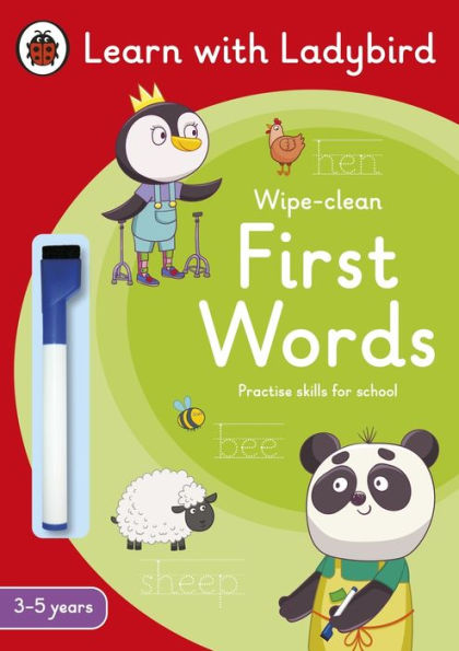 First Words: A Learn with Ladybird Wipe-Clean Activity Book 3-5 years