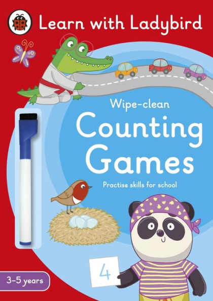 Counting Games: A Learn with Ladybird Wipe-clean Activity Book: Ideal for home learning (EYFS)