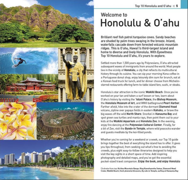 DK Eyewitness Top 10 Honolulu and O'ahu