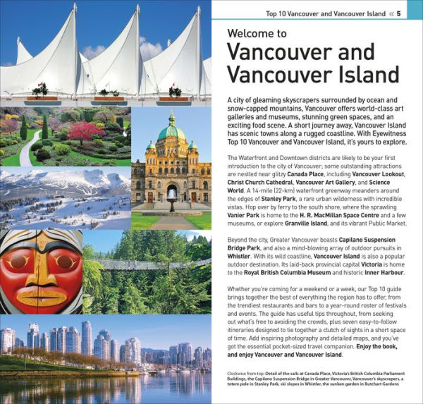 DK Eyewitness Top 10 Vancouver and Vancouver Island