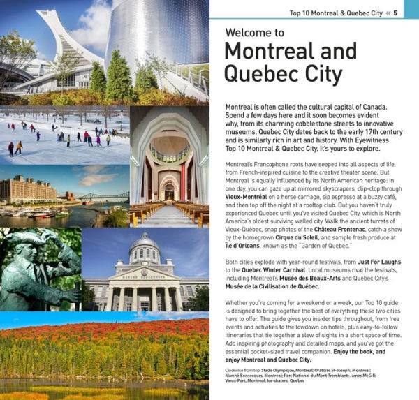 DK Top 10 Montreal and Quebec City