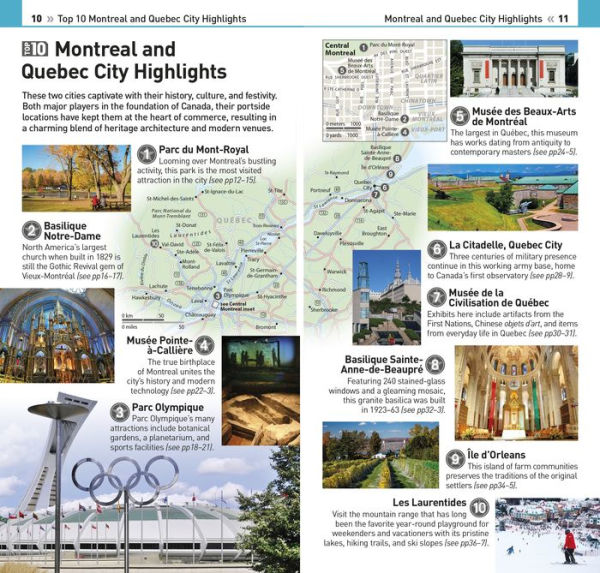 DK Top 10 Montreal and Quebec City