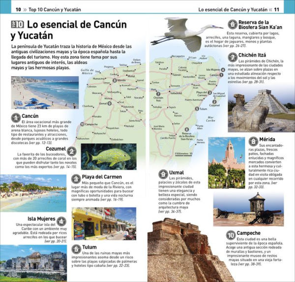 Cancún y Yucatán Guía Top 10