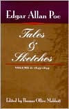 Title: Tales and Sketches, vol. 2: 1843-1849, Author: Edgar Allan Poe