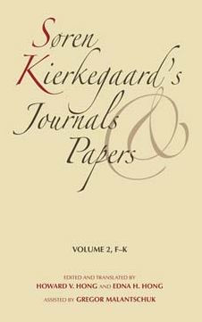 Søren Kierkegaard's Journals and Papers, Volume 2: F-K