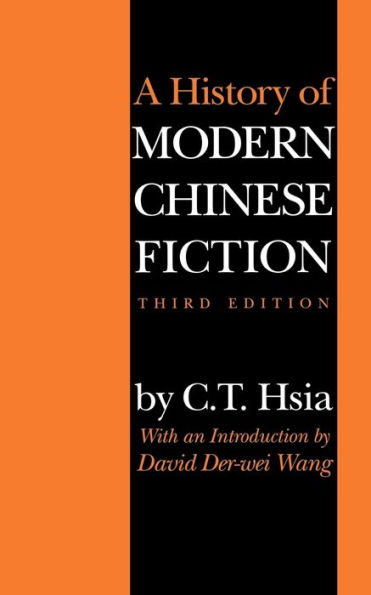 History of Modern Chinese Fiction