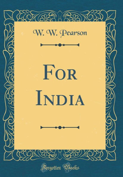 For India (Classic Reprint)